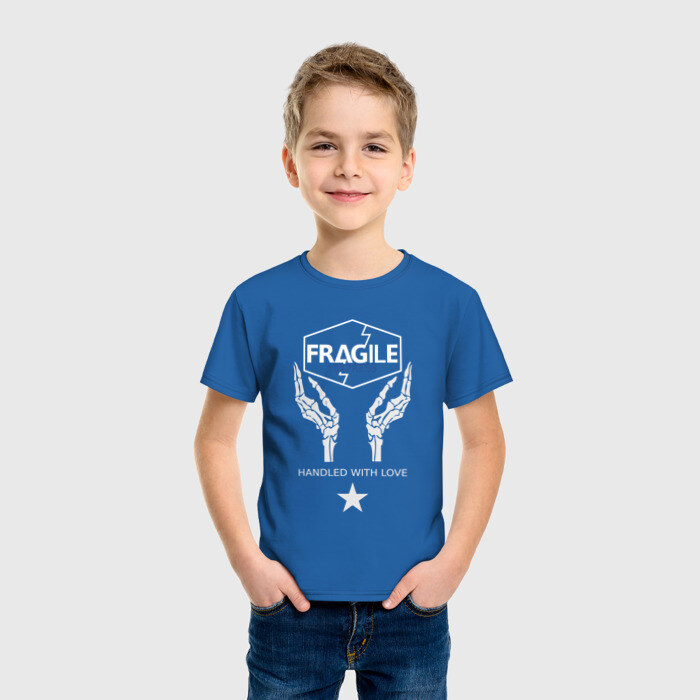 Детская футболка хлопок FRAGILE EXPRESS фото
