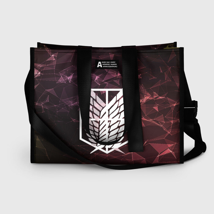 Сумка-шоппер 3D АТАКА ТИТАНОВ фото