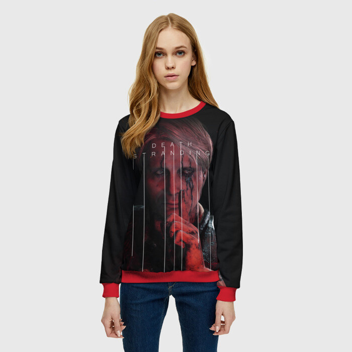 Женский свитшот 3D DEATH STRANDING фото