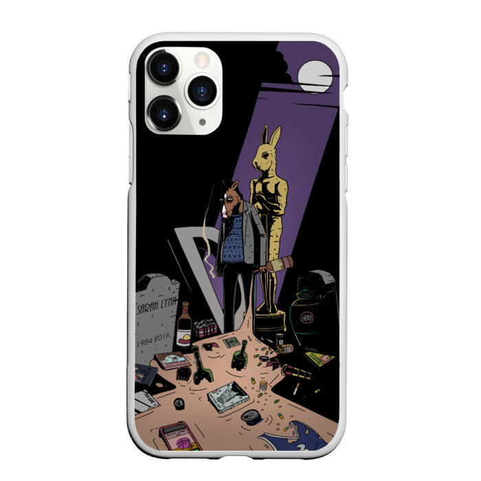 Чехол для iPhone 11 Pro матовый Конь БоДжек #3 фото