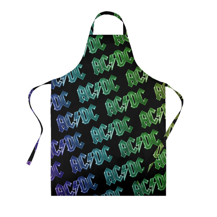 Фартук 3D AC DC. Паттерн Градиент фото