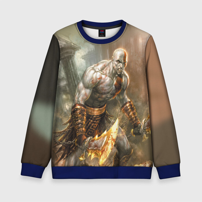 Детский свитшот 3D God of War фото