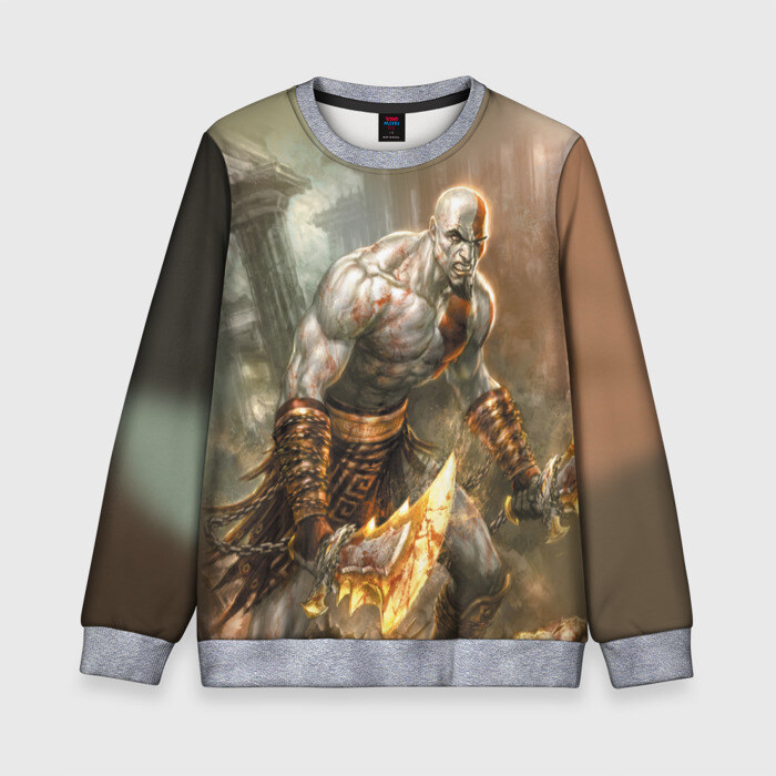 Детский свитшот 3D God of War фото