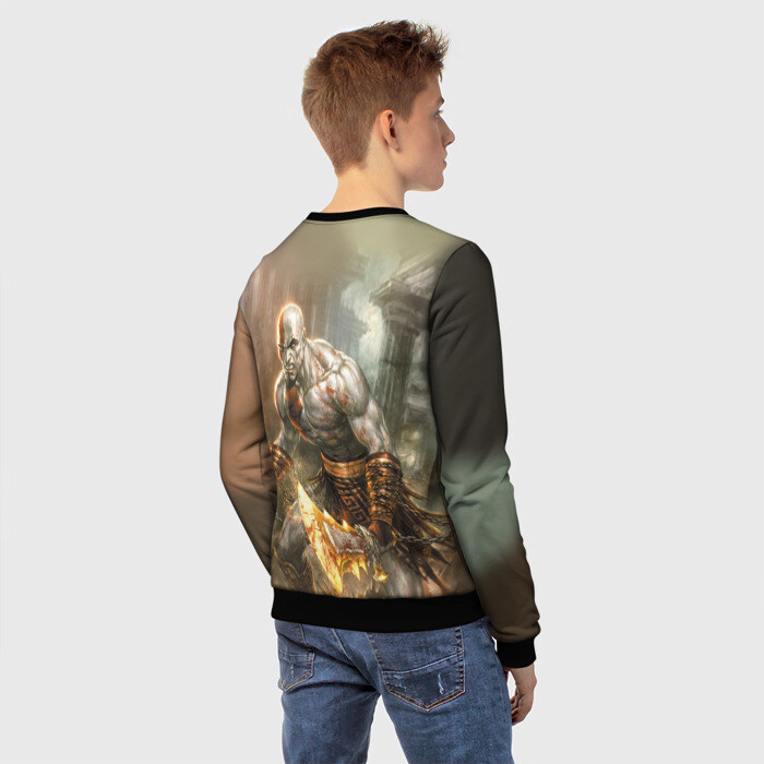 Детский свитшот 3D God of War фото