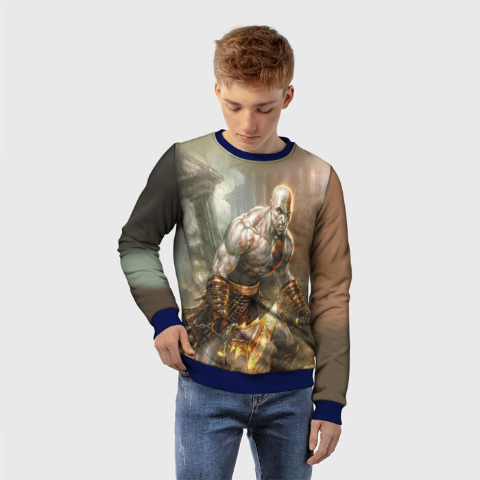 Детский свитшот 3D God of War фото