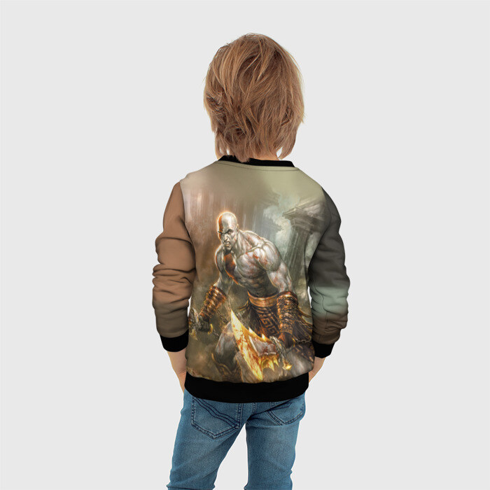 Детский свитшот 3D God of War фото