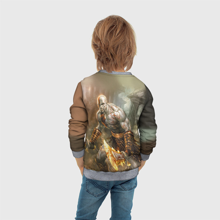 Детский свитшот 3D God of War фото