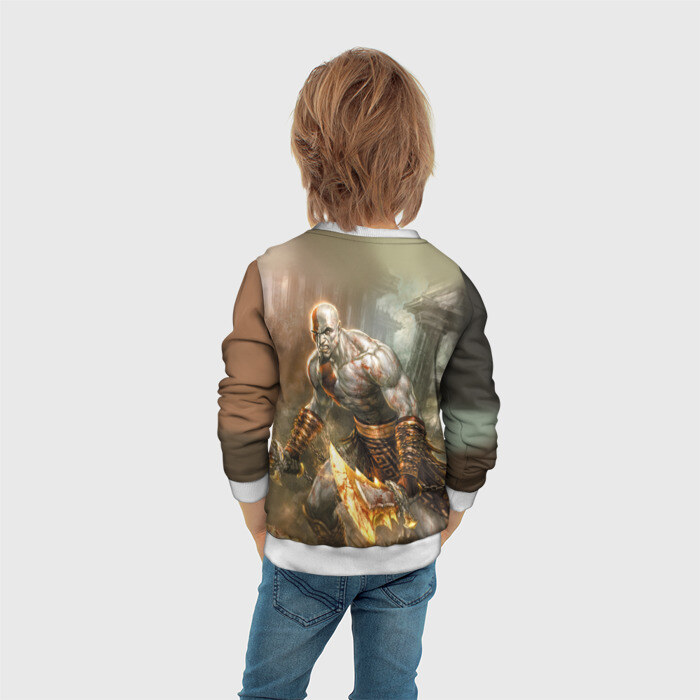 Детский свитшот 3D God of War фото