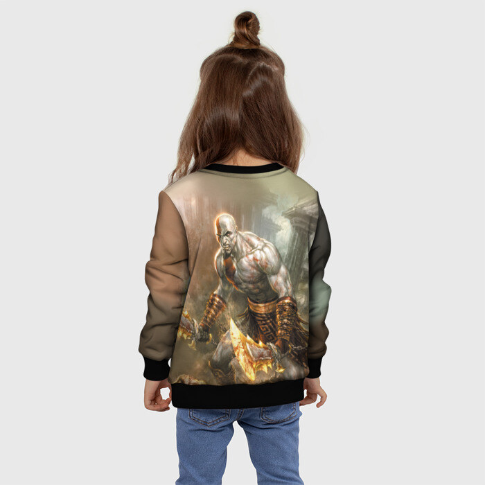 Детский свитшот 3D God of War фото