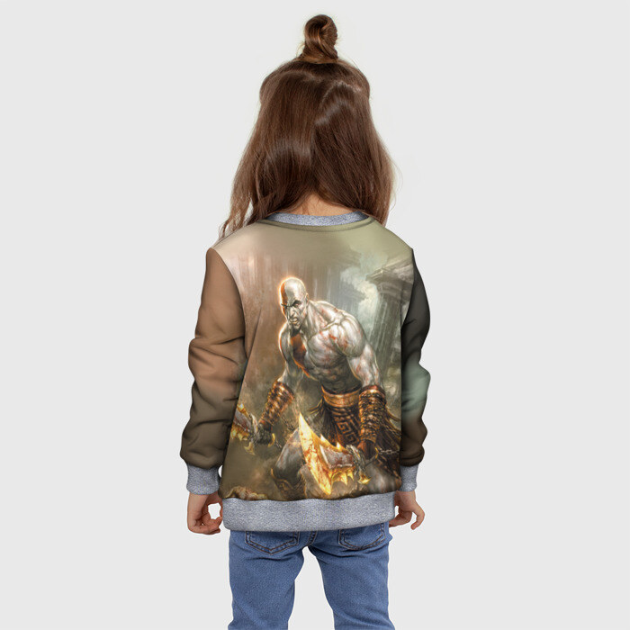 Детский свитшот 3D God of War фото
