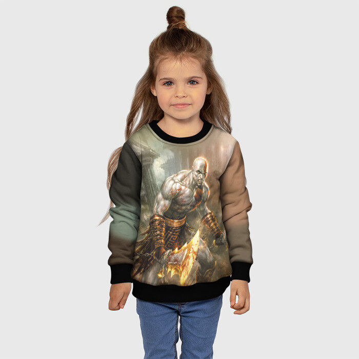 Детский свитшот 3D God of War фото