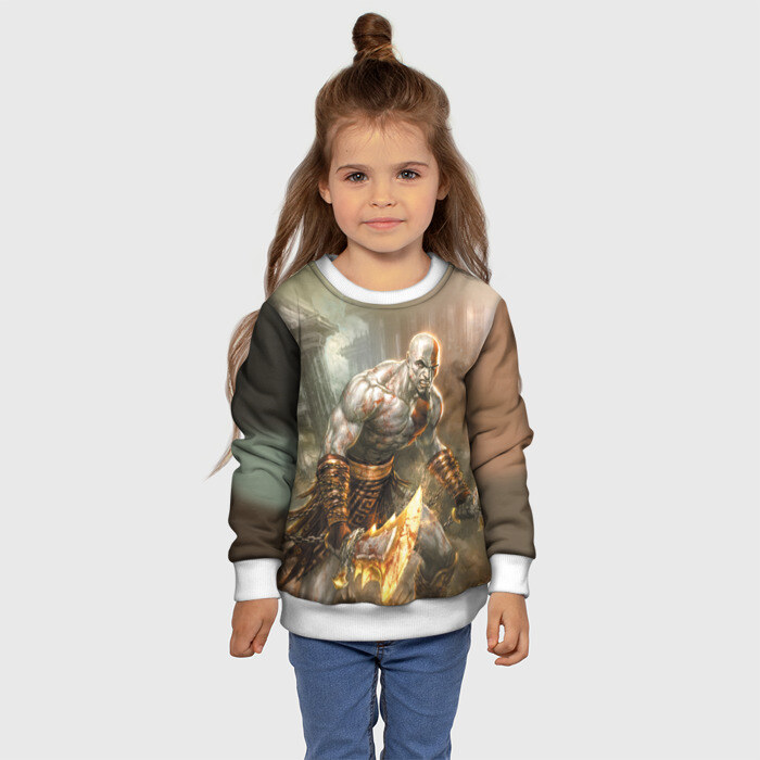 Детский свитшот 3D God of War фото