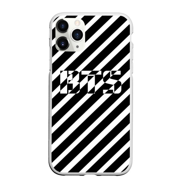 Чехол для iPhone 11 Pro матовый BTS фото