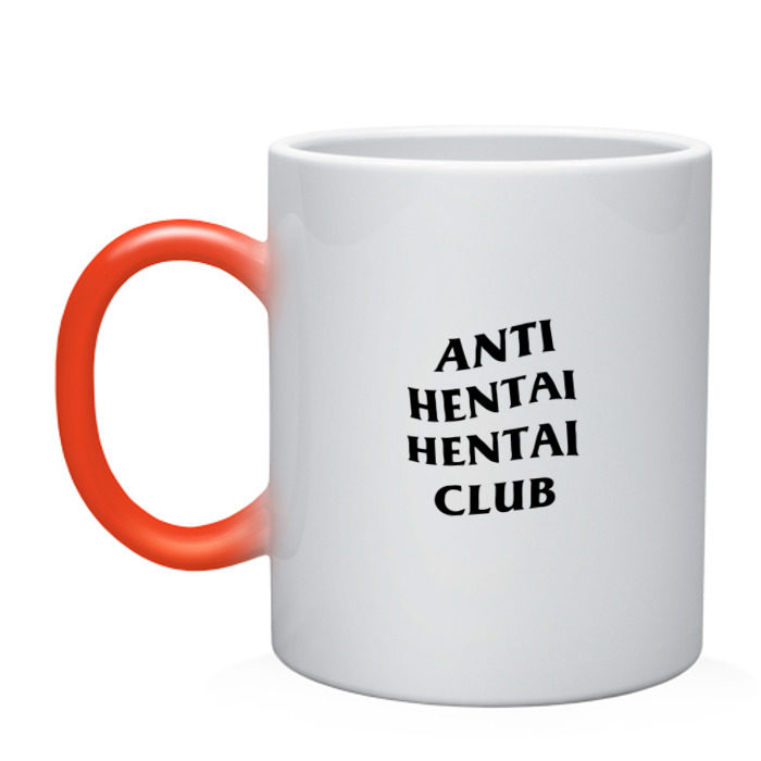 Кружка хамелеон ANTI HENTAI HENTAI CLUB фото