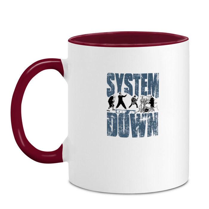 Кружка двухцветная System of a Down фото