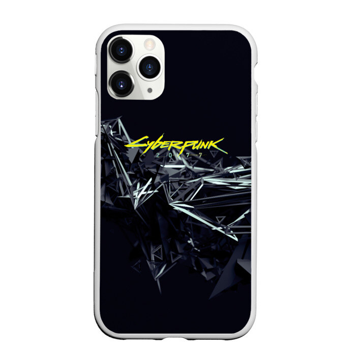 Чехол для iPhone 11 Pro матовый Cyber Punk 2077 фото