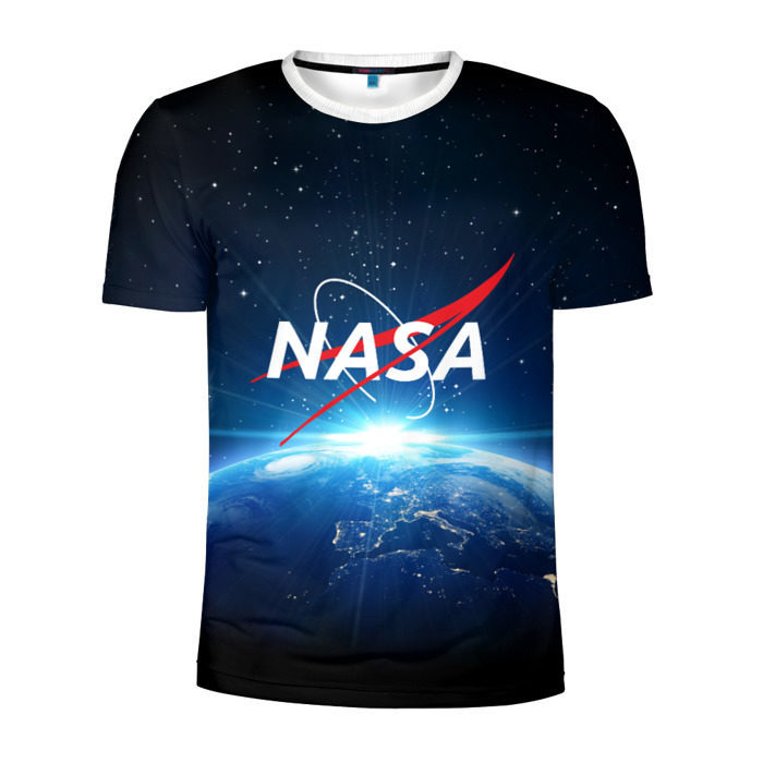 Мужская футболка 3D спортивная NASA фото