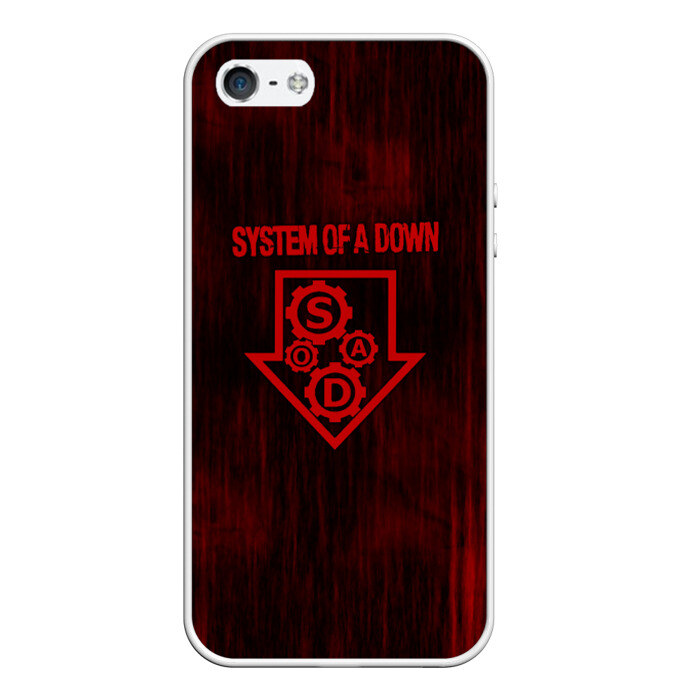 Чехол для iPhone 5/5S матовый System of a Down фото