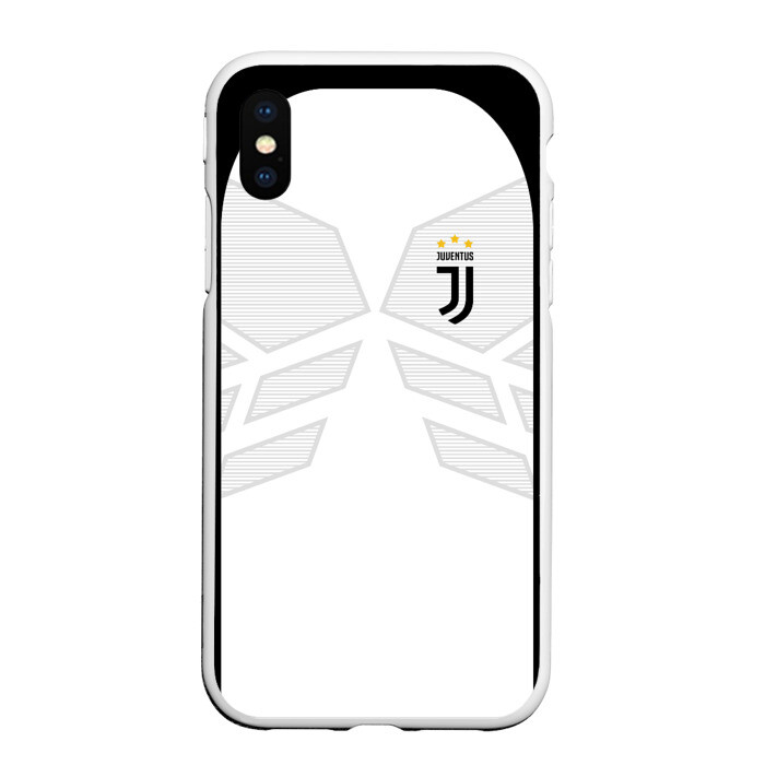 Чехол для iPhone XS Max матовый JUVENTUS SPORT (НА СПИНЕ) фото