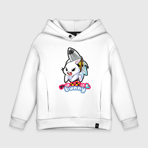 Детское худи Oversize хлопок Rocket bunny фото