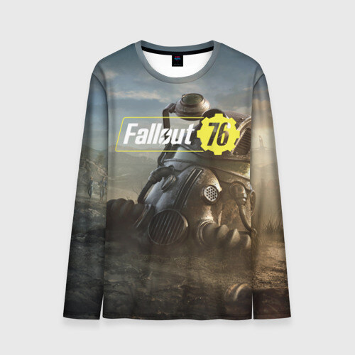 Мужской лонгслив 3D Фаллаут 76 фото