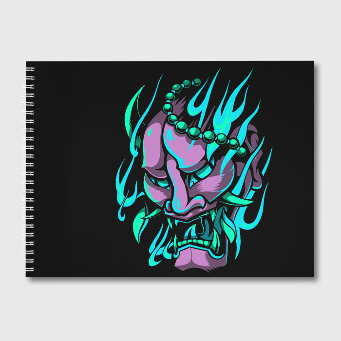 Альбом для рисования Демон Они фото