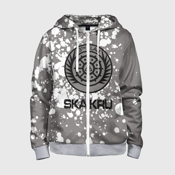 Детская толстовка 3D на молнии Skaikru фото
