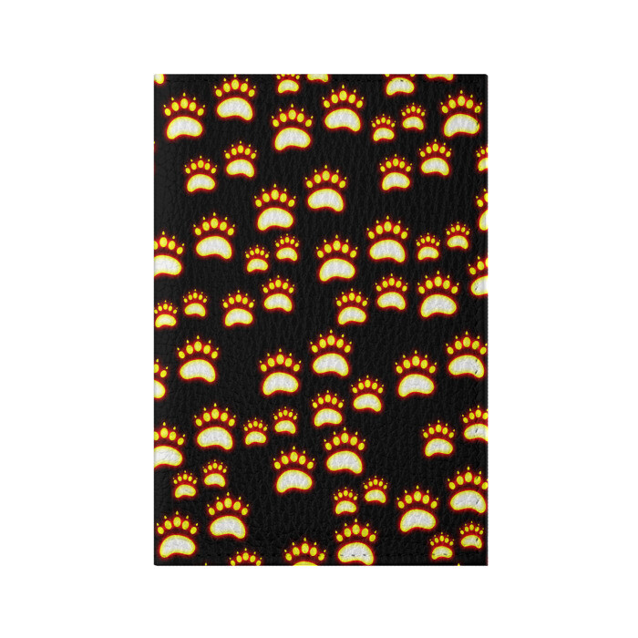 Обложка для паспорта матовая кожа Сила удара медведя фото