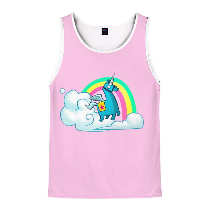 Мужская майка 3D Лама Пиньята фото