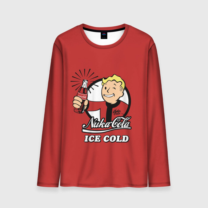Мужской лонгслив 3D NUKA COLA фото