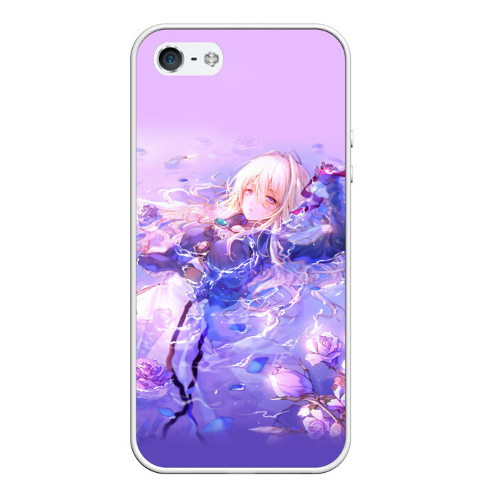 Чехол для iPhone 5/5S матовый Violet Evergarden фото