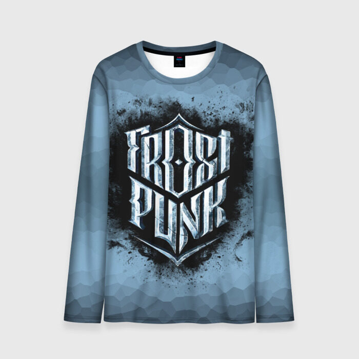 Мужской лонгслив 3D Frostpunk Logo фото