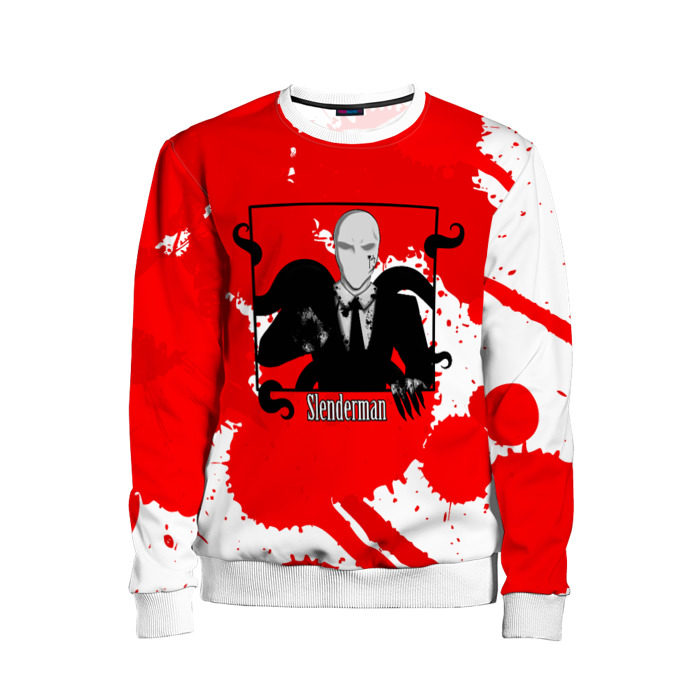 Детский свитшот 3D SlenderMAN фото
