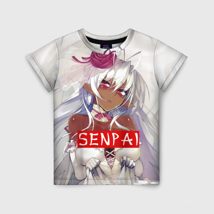 Детская футболка 3D SENPAI фото