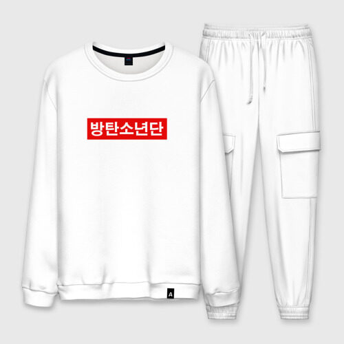 Мужской костюм хлопок BTS фото