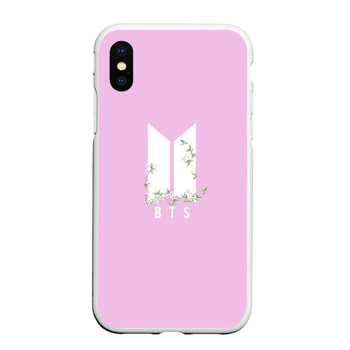 Чехол для iPhone XS Max матовый BTS фото