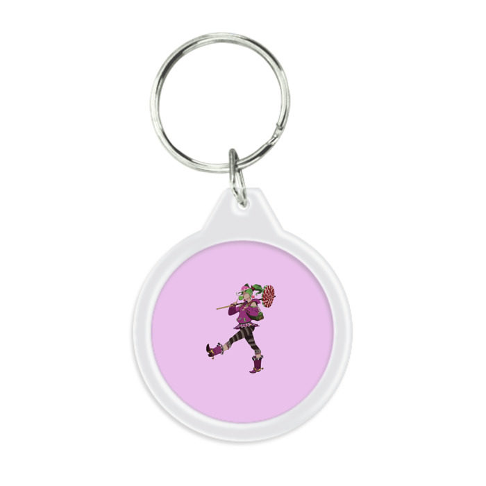 Брелок круглый Fortnite. Zoey фото