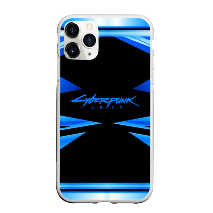 Чехол для iPhone 11 Pro матовый CyberPunk 2077 фото