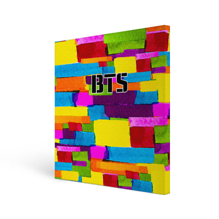 Холст квадратный BTS фото