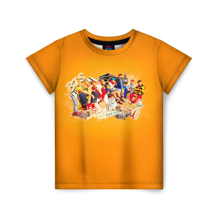Детская футболка 3D BTS фото
