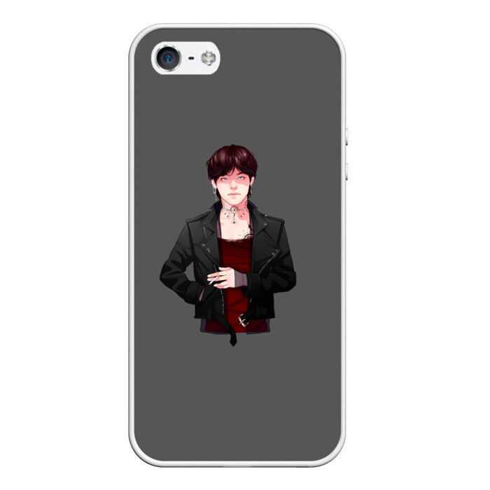 Чехол для iPhone 5/5S матовый BTS V фото