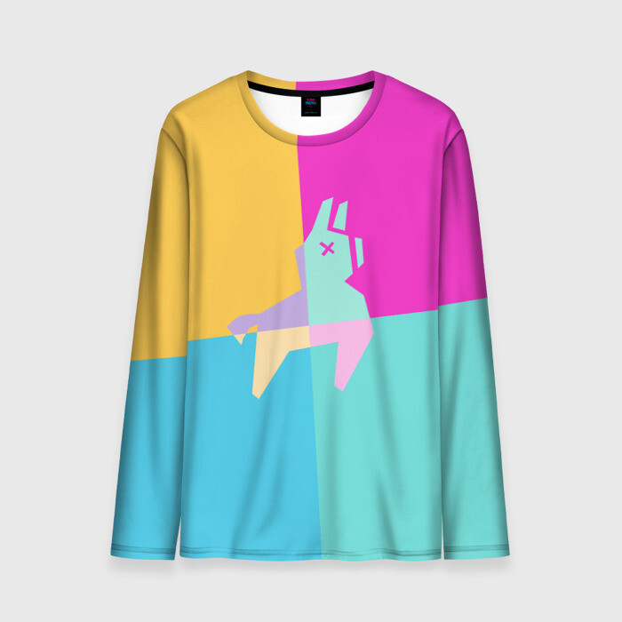 Мужской лонгслив 3D FORNITE LLAMA фото