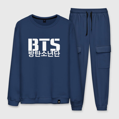 Мужской костюм хлопок BTS фото