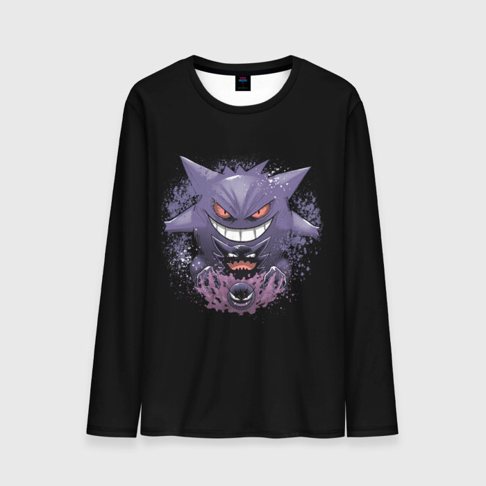 Мужской лонгслив 3D Покемоны фото
