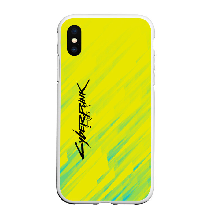 Чехол для iPhone XS Max матовый CYBERPUNK 2077 фото