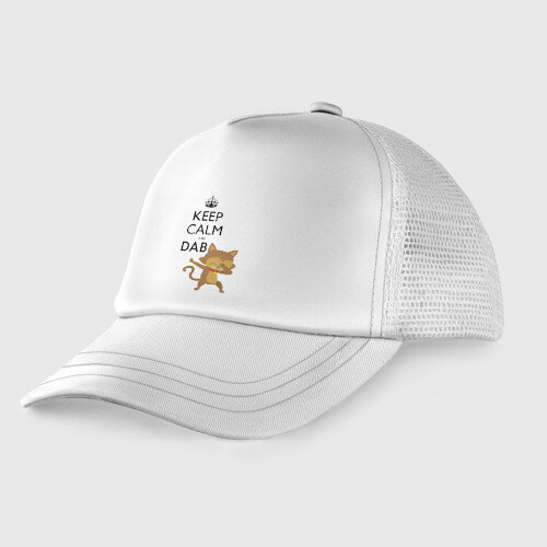 Детская кепка тракер Cat dab фото