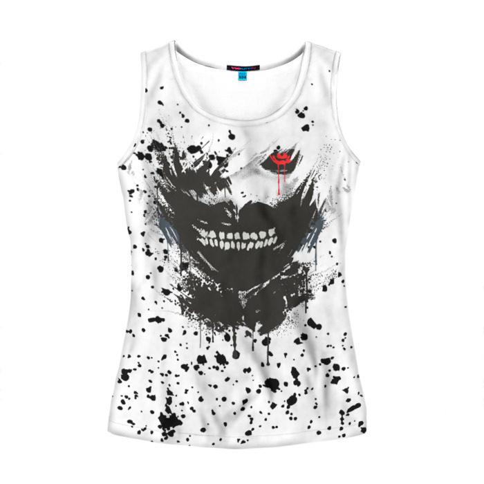 Женская майка 3D Kaneki Ken (Tokyo Ghoul) #3 фото