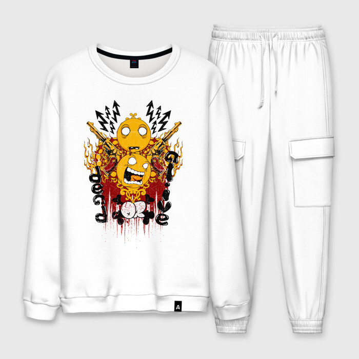 Мужской костюм хлопок Монстр со стволами фото