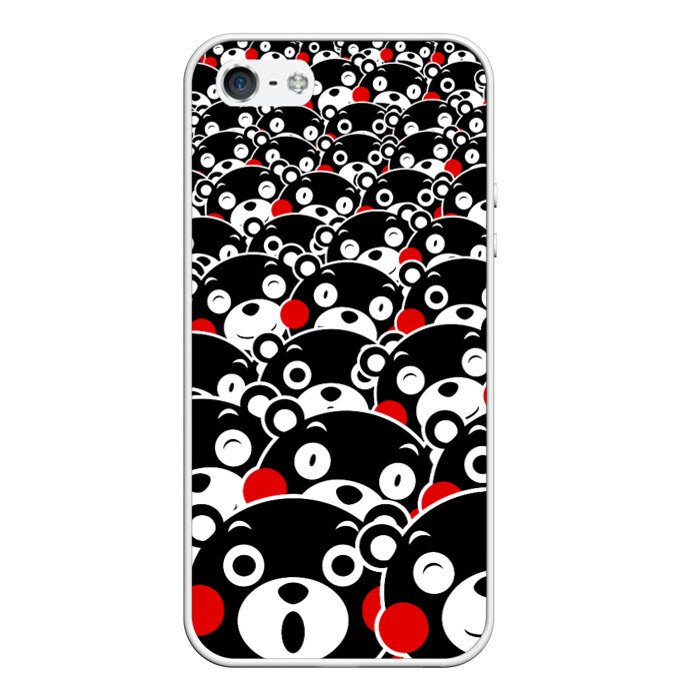 Чехол для iPhone 5/5S матовый KUMAMON фото