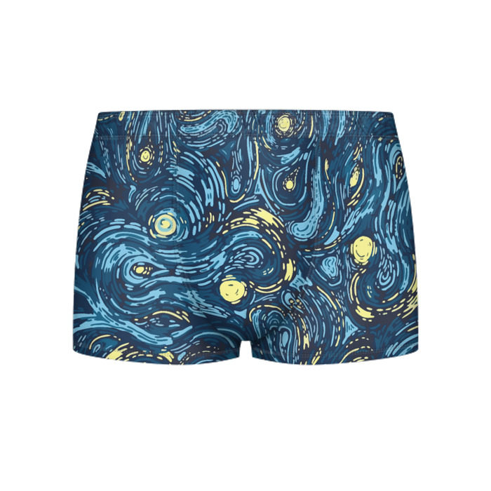 Мужские трусы 3D Ван Гог. Звездная Ночь фото